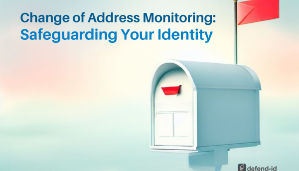 A secure white mailbox protected by a translucent blue shield, with envelopes floating around it. A shadowy figure attempts to reach for the letters but is kept away by the shield, while an alert bell icon hovers nearby, signifying security alerts.