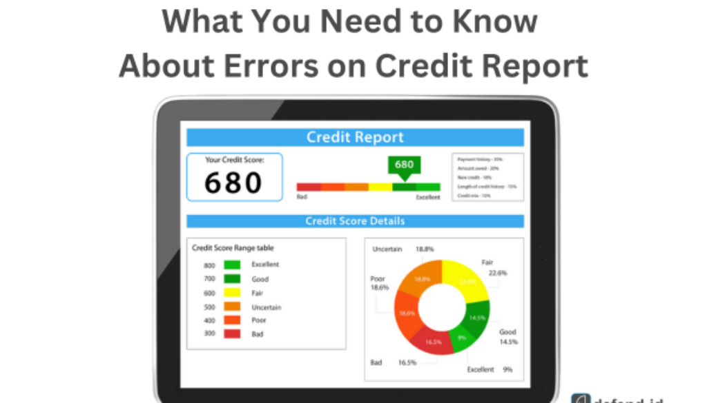 What You Need to Know About Errors on Credit Report