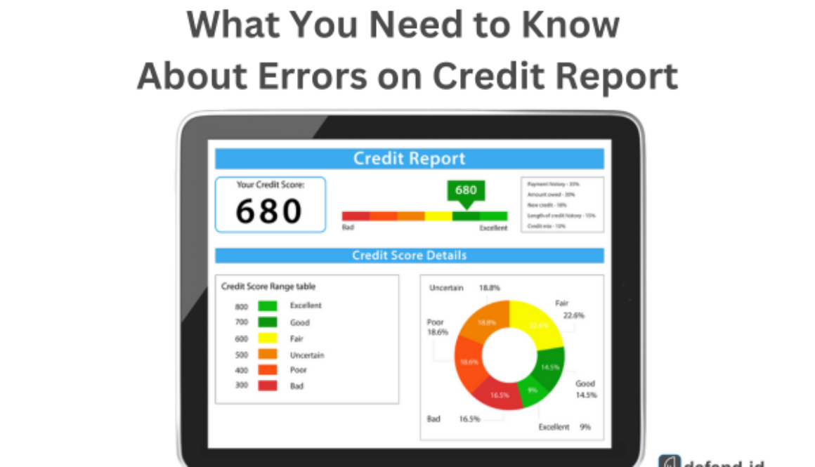 What You Need to Know About Errors on Credit Report